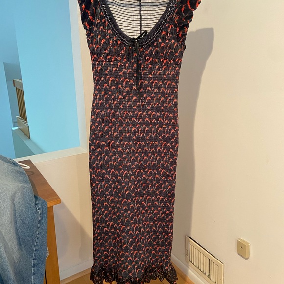 Free People NWOT Black and Red Dress - Picture 1 of 3